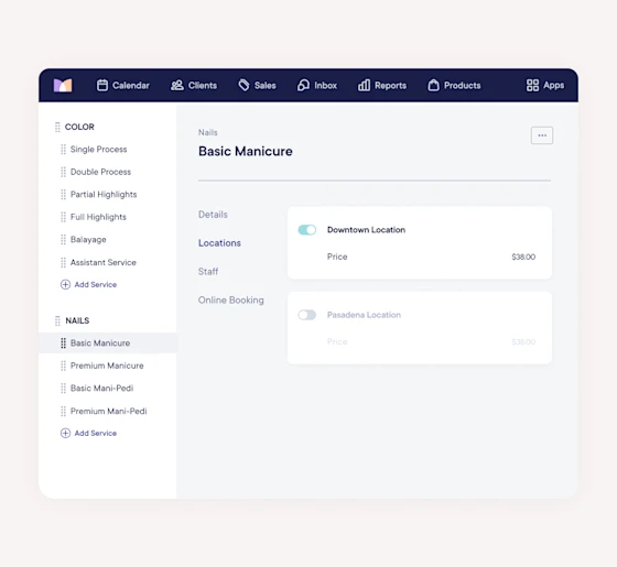 Track client activity across all locations